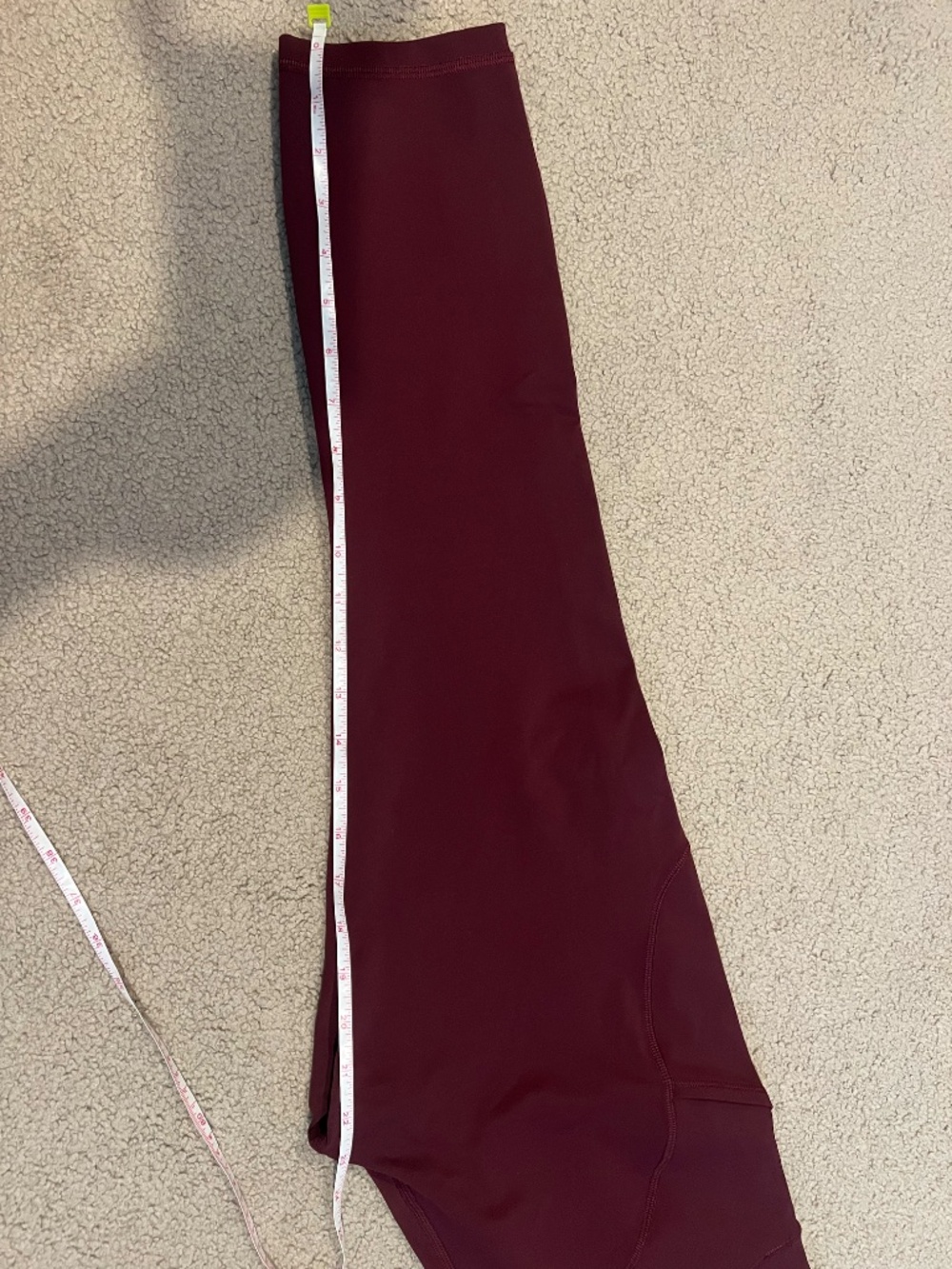 Lululemon Invigorate High-Rise Crop 23" Cassis Size 8 - Picture 12 of 14